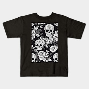 Cool Skull pattern Kids T-Shirt